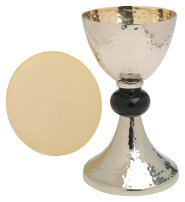 Nickel Plated Chalice with Gold Plated Inside H 20 cm