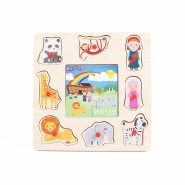 Noah's Ark Wood Peg Jigsaw Puzzle