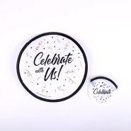 Celebrate With Us Foldable Hand Fan - Pack of 6