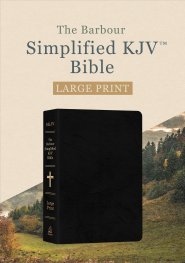 Barbour Simplified KJV Bible--Large Print [Black Genuine Leather]