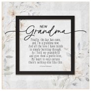 Plaque-Layered Grace-New Grandma (6 x 6)