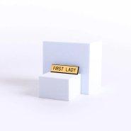 Badge Engraved First Lady Gold Pin