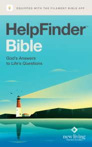 HelpFinder Bible NLT, Filament Enabled (Softcover, Red Letter)