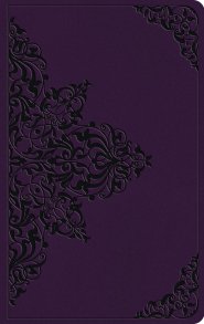 ESV Large Print Value Thinline Bible (TruTone, Lavender, Filigree Design)