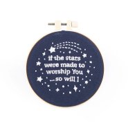 If The Stars Embroidery Kit - 10cm