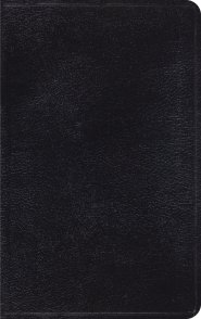 ESV Thinline Bible, Red Letter (Genuine Leather, Black)