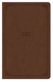 KJV Premium Gift Bible, Brown Leathertouch