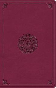 ESV Premium Gift Bible (TruTone, Raspberry, Emblem Design)