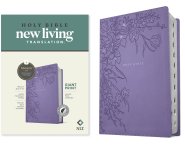 NLT Giant Print Bible, Filament Enabled (LeatherLike, Lavender Floral, Indexed, Red Letter)