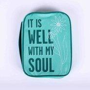 It Is Well With My Soul Canvas Bible Cover - Large