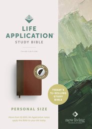 NLT Life Application Study Bible, Third Edition, Personal Size (LeatherLike, Brown/Mahogany, Indexed, Red Letter)