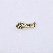 Lapel Pin Blessed Gold Pack of 3