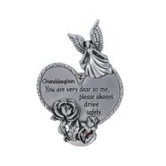 Granddaughter Angel Visor Clip - Pack of 4