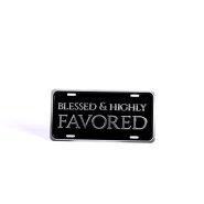 Blessed & Highly Favored Silver Deluxe Autotag