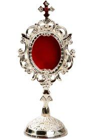Silver Plated Reliquary H 18 cm