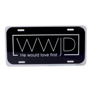 WWJD Number Plate Tag