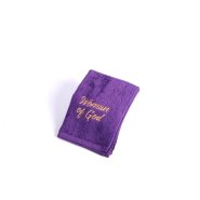 Pastor Towel Woman Of God Purple Cotton