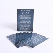 Sign Of The Fish Pocket Card - Pack of 1000