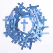 Blank Blue Pocket Cross - Pack of 200