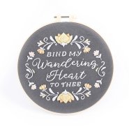 Bind My Wandering Heart Embroidery Kit - 20.5cm