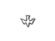 Lapel Pin Open Dove Silver Pack of 6