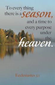 Funeral Bulletin: A Time (Package of 100)