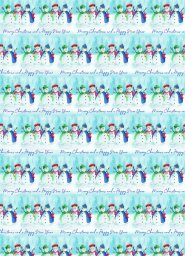 Snowkings And Candlelight Gift Wrap