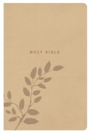CSB Large Print Personal Size Reference Bible, Camel