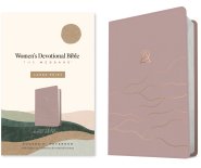 Message Women's Devotional Bible Large Print (Leather-Look, Dusty Blush)