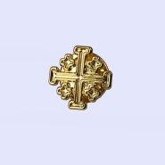 Jerusalem Cross Lapel Pin - Pack of 3
