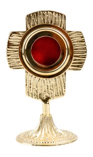 Gold Plated Reliquary H 17 cm