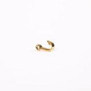 Lapel Pin Fish Hook Gold Pack of 6