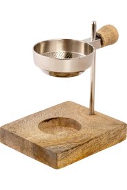 Nickel Plated Adjustable Incense Burner H 11 cm