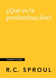 ¿Qué es la predestinación?