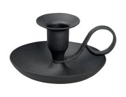 Black Classic Candle Holder H 5 cm