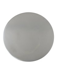 Matt Stainless Steel Candle Plate D 12 cm