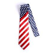 Tie Polyester American Flag