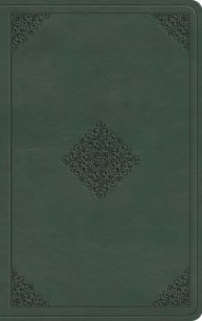ESV Large Print Value Thinline Bible (TruTone, Quiet Forest, Ornament Design)