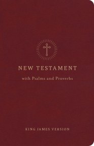 KJV Pocket New Testament with Psalms and Proverbs, Crimson L