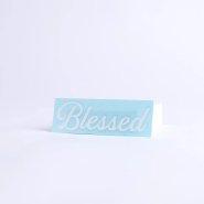 Blessed Auto Vinyl Decal