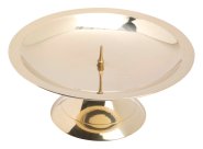 Polished Candlestand with Small Thorn D 13.5 cm