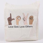 Love God, Love Others Cotton Tote