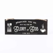 Glory of God Metal Wall Decor with Rope