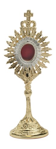 Golden Plated Reliquary H 18 cm