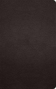ESV Giant Print Personal Size Bible, Red Letter (Buffalo Leather, Deep Brown)
