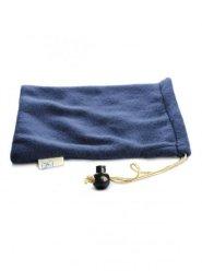 Blue Felt Draw String Bag for a Paten