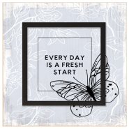 Plaque-Layered Grace-Every Day Is A Fresh Start (6" x 6")