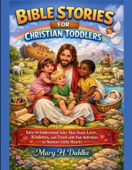 BIBLE STORIES FOR CHRISTIAN TODDLERS : Easy-to-Understand Tales That Teach Love, Kindness, and Trust with Fun Activities to Nurture Little Hearts