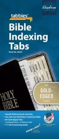 Bible Index Tab Gold Regular