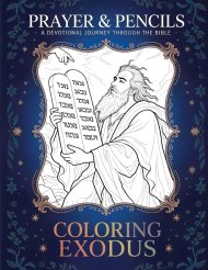 Coloring Exodus: A Devotional Journey Through The Bible